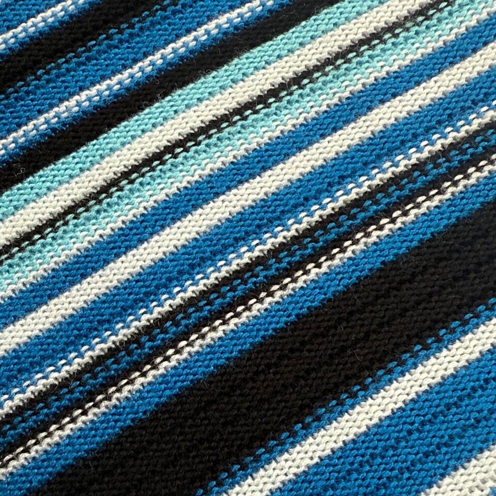 NWT! Elie Tahari Blue/Black Striped Knit Top - Picture 10 of 11